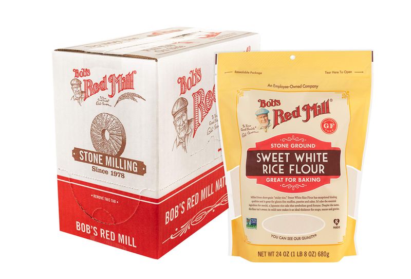 Bob&#39;s Red Mill Sweet White Rice Flour, 24-ounce (Pack of 4)