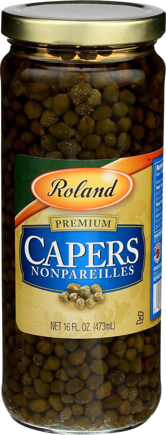 Roland Foods Nonpareille Capers, 16 Ounce Jar, Pack of 1