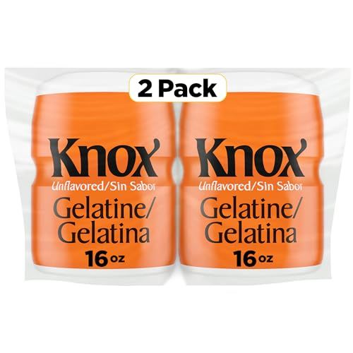 Knox Unflavored Gelatin, 2 Ct Pack, 16 Oz Canisters