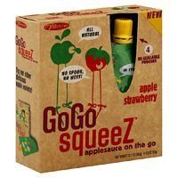 Materne Gogo Applesauce Strawberry Squeeze (12x4x3.2 Oz)
