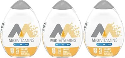 MiO Liquid Flavor Enhancer with Vitamins B3, B6, B12-3 Pack brought by Southwind Enterprises (Orange Vanilla)