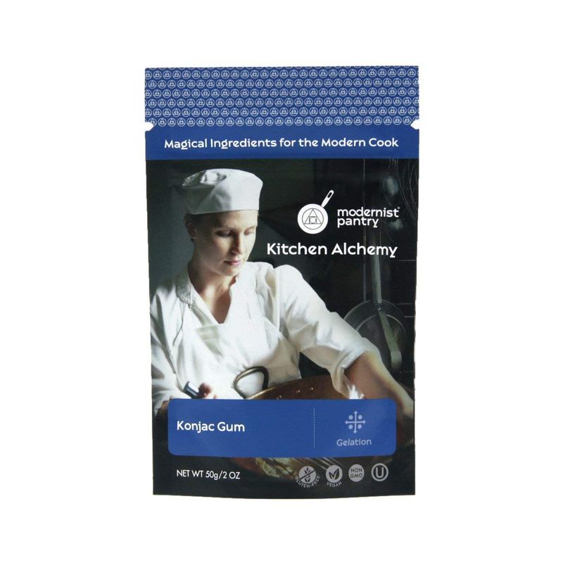 Pure Konjac Gum [Glucomannan Powder]  Non-GMO Gluten-Free Vegan OU Kosher Certified - 50g/2oz