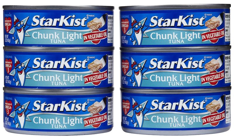 StarKist Chunk Light Tuna in Oil, 5 oz, 6 Pack - 6 pk.