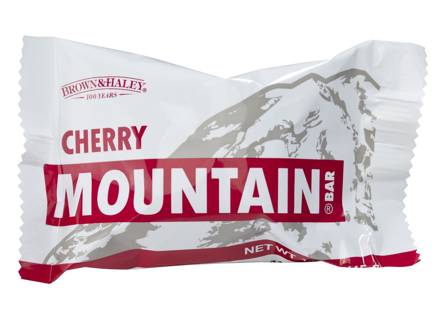 Brown &amp; Haley CHERRY MOUNTAIN BAR - Chocolate Candy with Peanuts and Creamy Cherry Center - Individually Wrapped Candy - Bite Size Chocolate Candy Bars with Peanut Pieces - Case of 15-1.6 oz