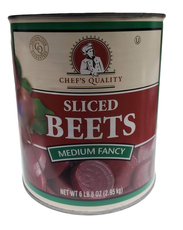 Chef&#39;s Quality Sliced Beets 6 lb 8 oz Can
