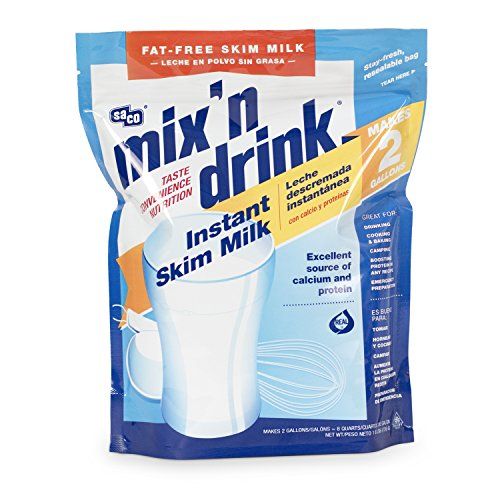 Saco Mix &#39;n Drink, Instant Powdered Skim Milk, 25.6 Ounce