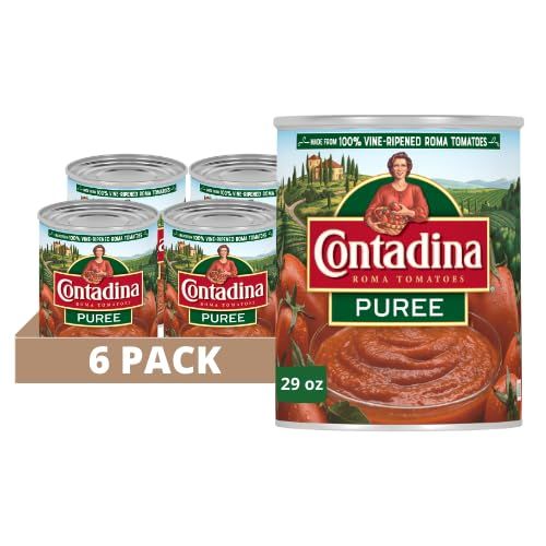 Contadina Tomato Puree, 29 oz (Pack of 6 Cans)