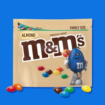 M&amp;M'S Almond Milk Chocolate Candy, Sharing Size, 8.6 Ounce (Pack of 8)