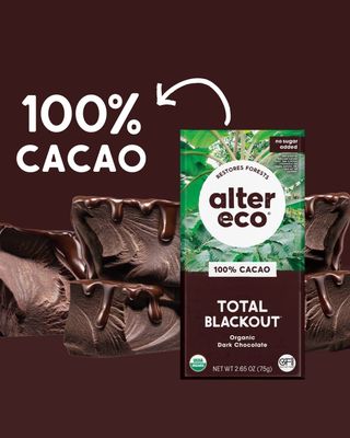 Alter Eco | Dark Chocolate Bars | Pure Dark Cocoa, Fair Trade, Organic, Non-GMO, Gluten Free (2-Pack Total Blackout)