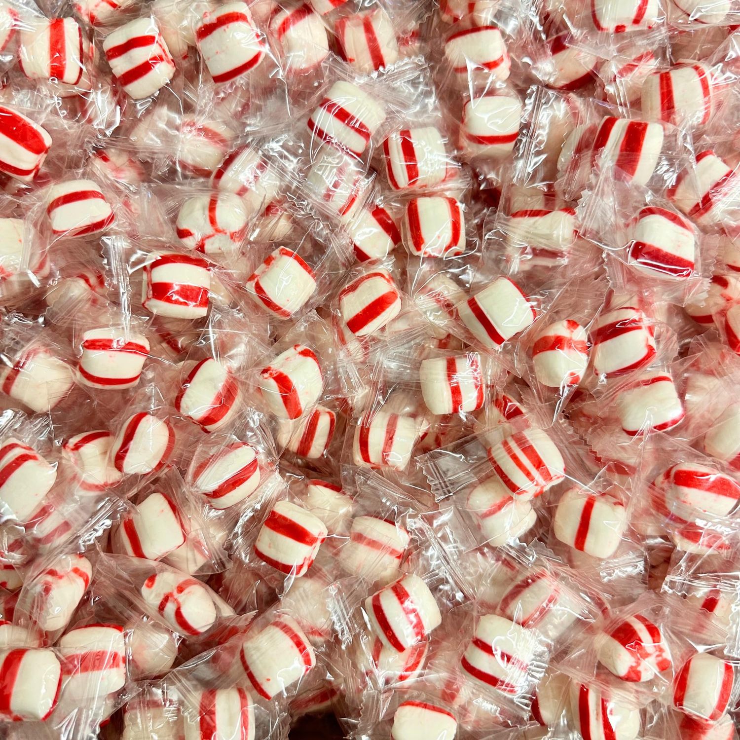 Soft Peppermint Candy Puff Mints 1 lbs Mints Individually Wrapped Restaurant Candy