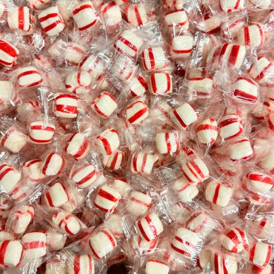 Soft Peppermint Candy Puff Mints 1 lbs Mints Individually Wrapped Restaurant Candy