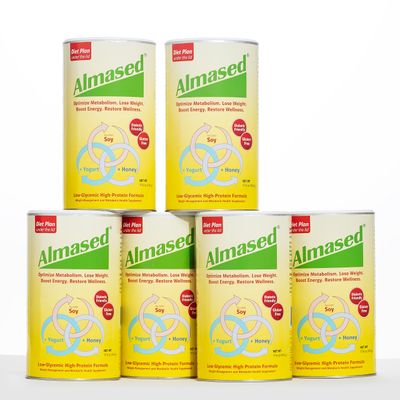 Almased Meal Replacement Shake - 6 Pack - Plant Base Protein - Non GMO, Gluten Free,17.6 oz - (6 Pack)