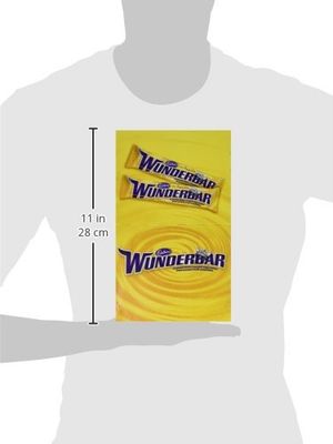 Wunderbar 24 Bars Cadbury Creamy Peanut Butter Light Rice Crisps and Chewy Caramel All Smothered in a Rich Creamy Milk Chocolate From Canada
