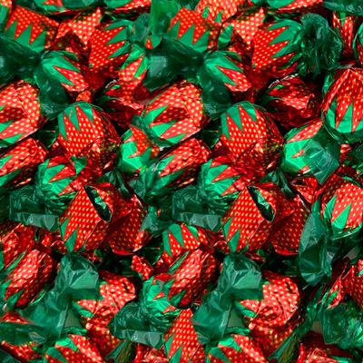 Arcor Strawberry Bon Bons | 2 Pound Bag | Filled Hard Candy Bulk