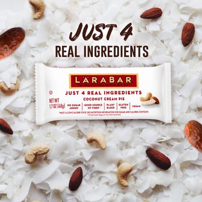 Larabar Coconut Cream Pie, Gluten Free Vegan Fruit &amp; Nut Bar, 16 Ct