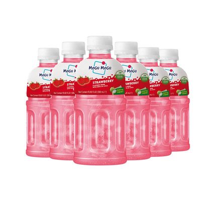 Mogu Mogu drink Strawberry Juice (6 Bottles) Drinks