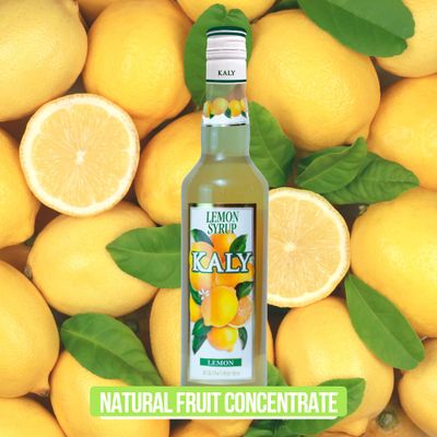 Brazilian Natural Syrup - Lemon - Syrup Bottle  - 700 Ml / 23.7 Fl Oz