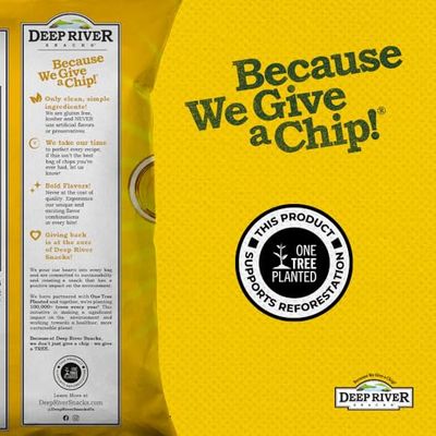 Deep River Snacks Kettle Chips, Rosemary &amp; Olive Oil, 2-Ounce Bags (Pack of 24)