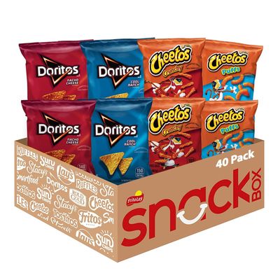 Frito Lay Doritos &amp; Cheetos Mix Variety Pack, (Pack of 40)