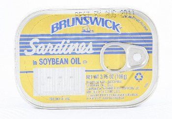Brunswick Sardines in Soybean Oil, 3.75 oz. (106 g)