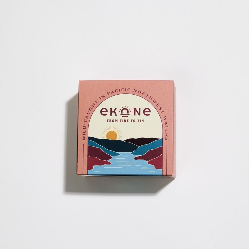Ekone Smoked Coho Salmon (6 Pack), Wild Caught in Pacific Northwest Waters