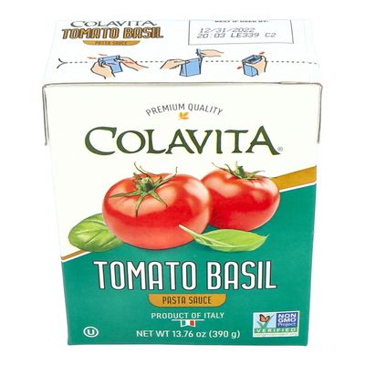 Colavita Recart Sauces - Tomato Basil Pasta Sauce, 13.76oz Recart