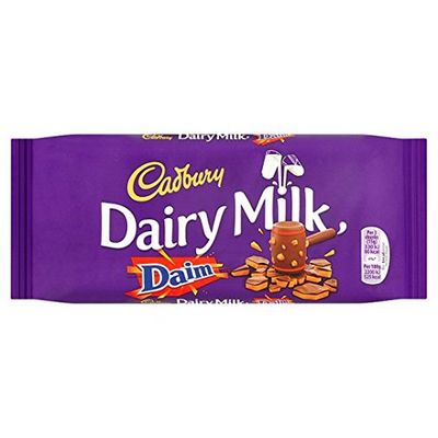 Cadbury Dairy Milk with Daim Chocolate 120g Bar