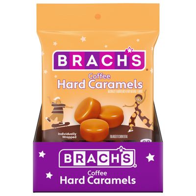 Brach&#39;s Nips Coffee Flavored Hard Candy, Individually Wrapped Candy, 3.25 Ounce Bags (Pack of 12)