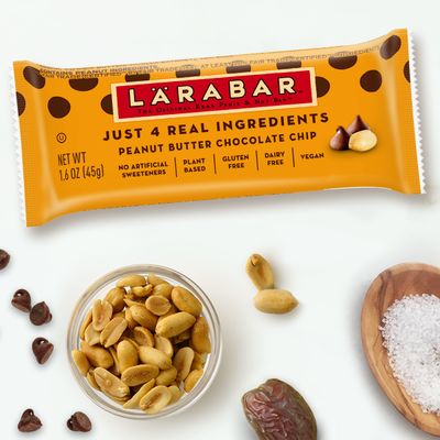 Larabar Peanut Butter Chocolate Chip, Gluten Free Fruit &amp; Nut Bar, 16 Ct