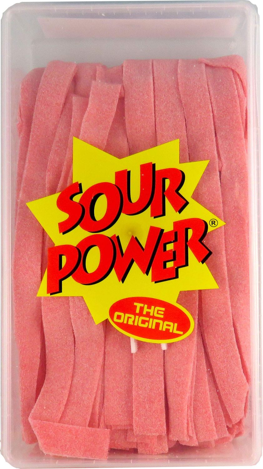 Sour Power Premium Candy Belts, Pink Lemonade, 42.3 oz