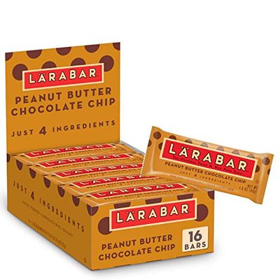 Larabar Peanut Butter Chocolate Chip, Gluten Free Fruit &amp; Nut Bar, 16 Ct