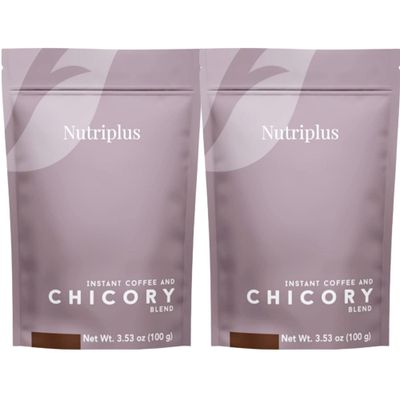 FARMASi Nutriplus Chicory Instant coffee &amp; chicory blend, a significant amount of prebiotic fiber for metabolism, improving the digestive system / 200GR