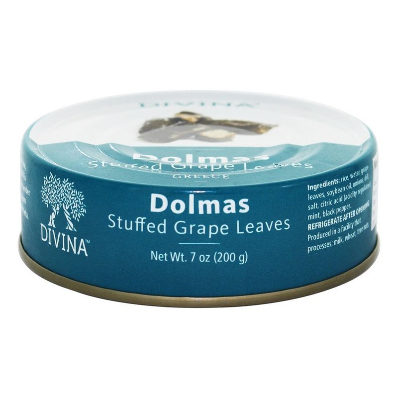 Divina, Stuffed Grape Leaves, Dolmas, 7 oz. (4 pack)