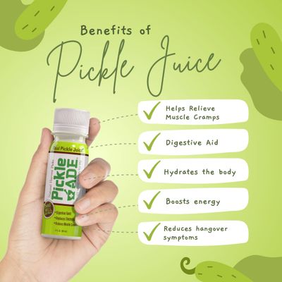 PickleAde Real Pickle Juice Shots with Turmeric 3oz 36 Pack Muscle and Leg Cramp Relief Electrolyte Pickle Juice Sports Drink Kosher Pickle Shots Pickle Brine for Cooking Mixing and Pickling
