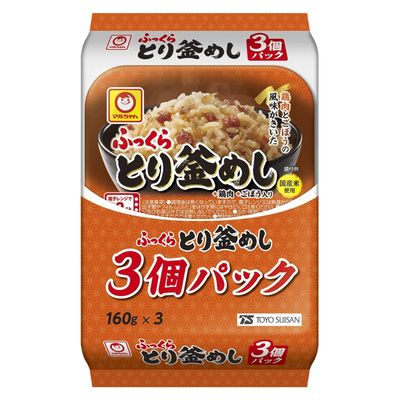 Fukkura Tori Kamameshi Chicken cooked rice 5.6oz 3pcs Japanese Instant Rice Maruchan Ninjapo