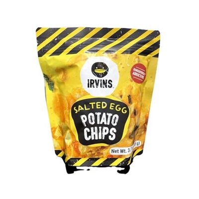 IRVINS Salted Egg Potato Chips Crisps 105g (Pack of 3)