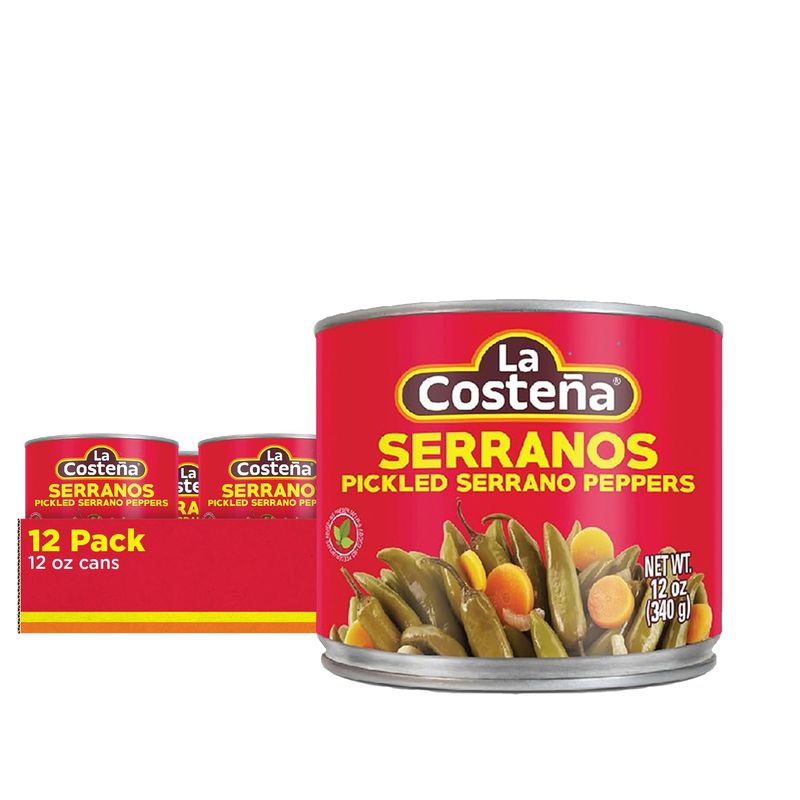 La Costea Serrano Peppers 12 oz (12-Pack)