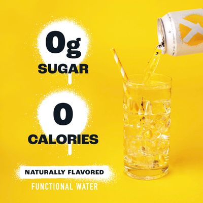 Yesly Hydrating Electrolyte Vitamin Water, 16 Fl Oz - Zero Sugar, Zero Calorie Water with Vitamins C, B12 &amp; B6 and No Artificial Sweeteners - Lemon (Pack of 12)