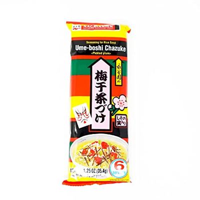 Umeboshi Chazuke (Rice Soup Seasoning Pickled ) - 1.16oz by Nagatanien.