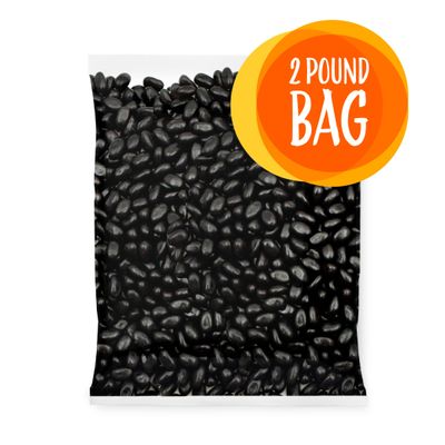 Black Licorice Jelly Beans Candy, Classic Flavor, 2-Pound Bag