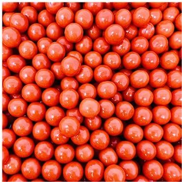 Bayside Candy 1 Large Gumballs - Colored Gumball Collection - Gumball Machine - Shimmer and Solid Colors (Red Gumballs 1 Large, 1LB)