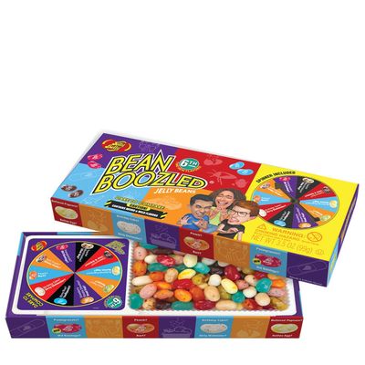 Jelly Belly BeanBoozled Spinner Gift Box, 6th Edition, 3.5 Ounces of Weird &amp; Wild Candy