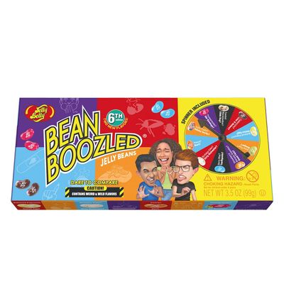 Jelly Belly BeanBoozled Spinner Gift Box, 6th Edition, 3.5 Ounces of Weird &amp; Wild Candy