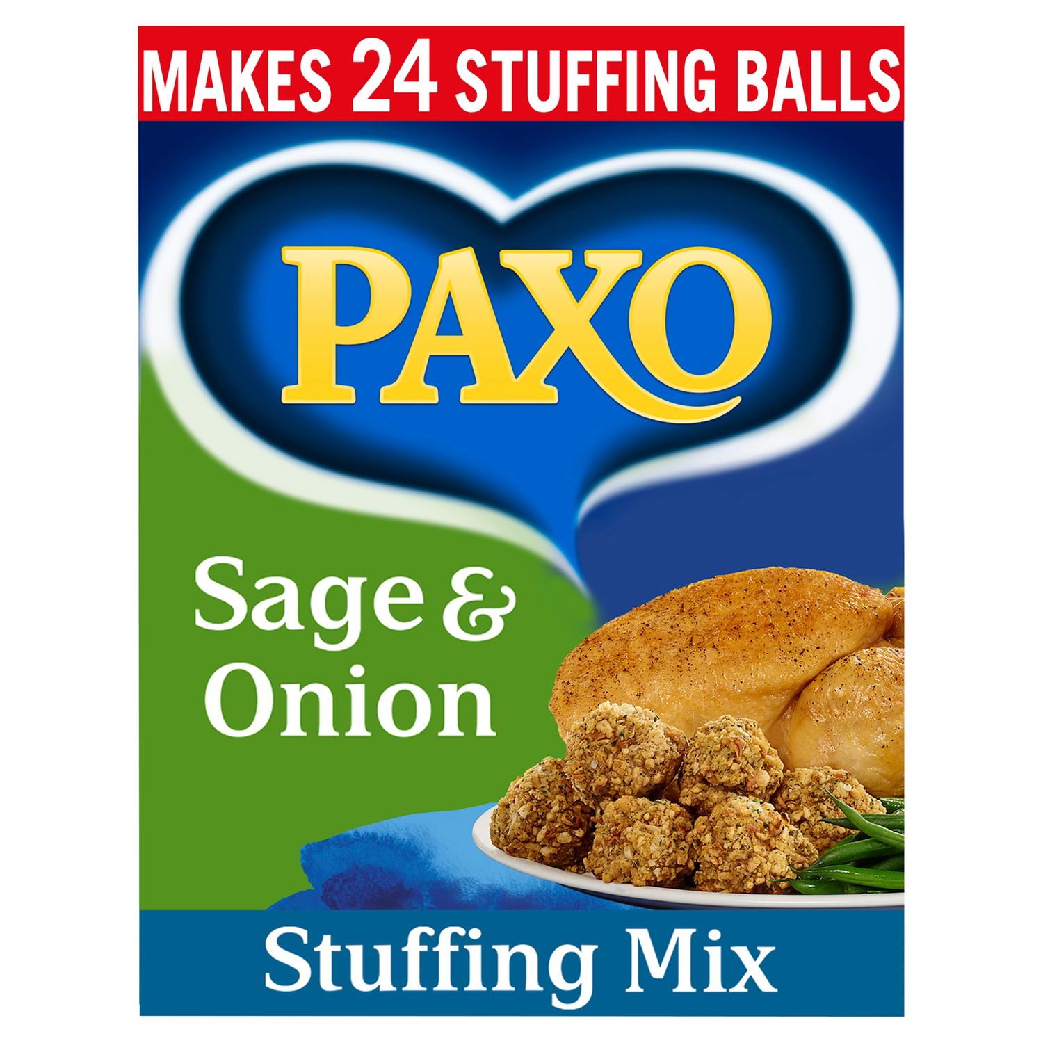 Paxo Sage &amp; Onion Stuffing (340g) - Pack of 2 by Paxo