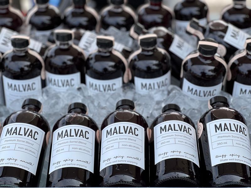 MALVAC Premium Sorrel Brew - SIGNATURE BLEND (16 Fl Oz Bottle)