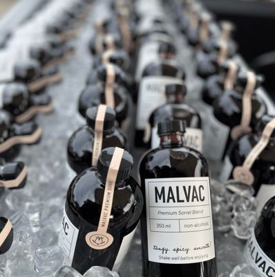 MALVAC Premium Sorrel Brew - SIGNATURE BLEND (16 Fl Oz Bottle)