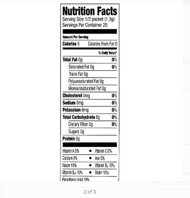 Great Value Energy Acai Blueberry Sugar-Free Drink Mix: 4 box count (40 packets)