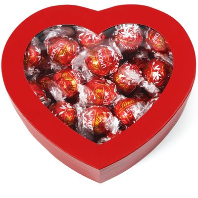Milk Chocolate Candy Heart Gift Box for Special Present - Individually Wrapped Chocolate Gourmet Truffles Chocolate Candy for Friends and Loved Ones (17 count, Milk Chocolate)