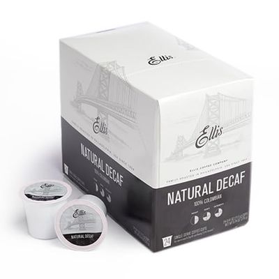 Ellis Coffee - Natural Decaf - Medium Roast - Single Serve Coffee Pods - 24 Coffee Pods