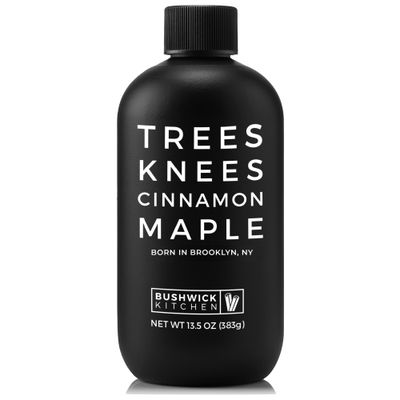 Trees Knees Cinnamon Maple Organic Maple Syrup Infused with Cassia Cinnamon 115 Ounce Bottle Vegan Gluten Free Paleofriendly GradeA Pure Maple Syrup Foodie Gifts Coffee Gifts Cocktail Gifts